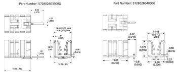 Mechanical Drawing - Aavid, Thermal Division of Boyd Corporation Board Level Cooling – Plug-In 5728